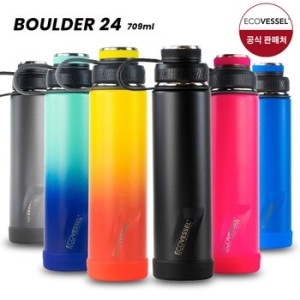 에코베슬 볼더24 709ml 대용량 친환경 스텐 텀블러 보온보냉병 거름망 손잡이 벤티_이미지