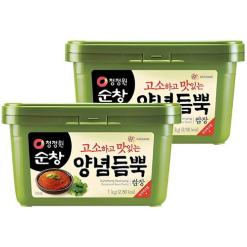 청정원 순창 양념 듬뿍 쌈장 1kg (2개)_이미지