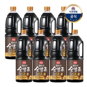 해표 순알콩 양조간장 골드 1.8L (8개)_이미지