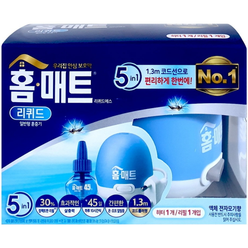 홈매트 리퀴드 에스 코드형 훈증기 + 리필 45일 (3세트)_이미지