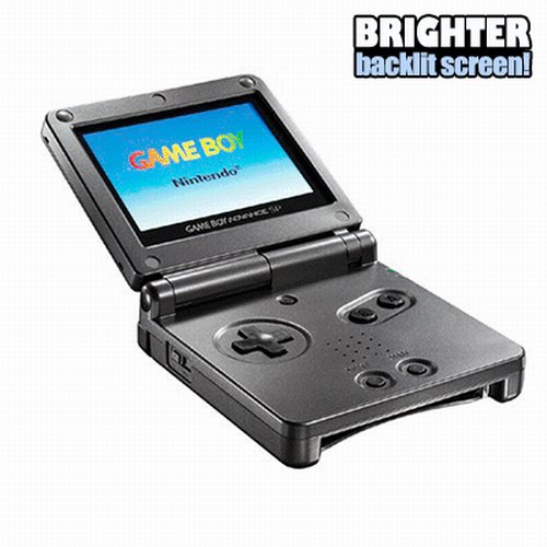 Nintendo 게임보이 어드밴스 SP 백라이트 (블랙)