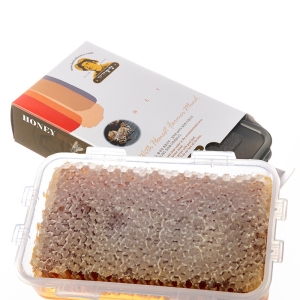푸드공작소 국내산 토종꿀 팩 벌집꿀 500g 1개