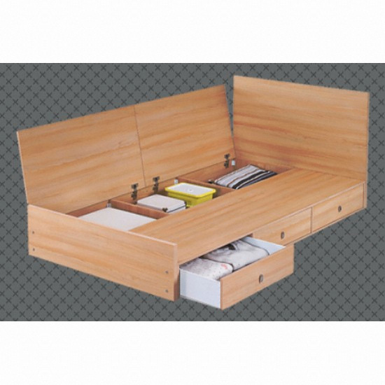 아메리카나베드 알론1 6칸 서랍형 침대 SS (매트별도)_이미지