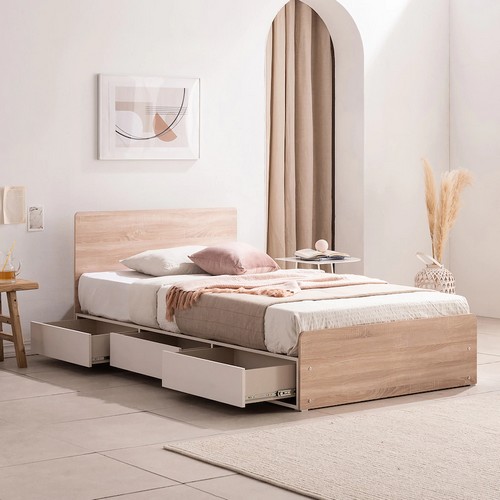 아메리카나베드 알론1 6칸 서랍형 침대 SS (매트별도)_이미지