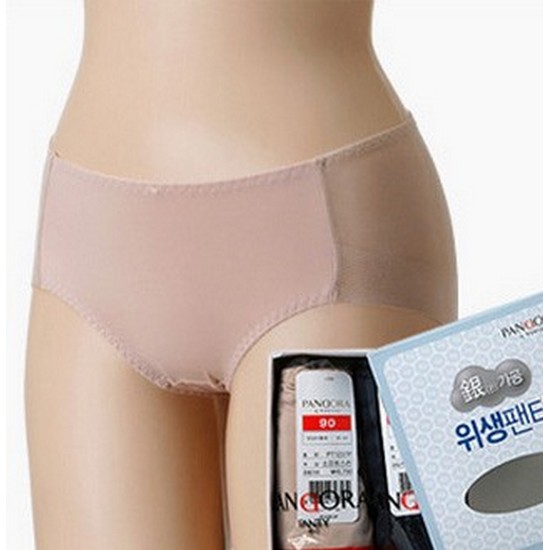 남영비비안 판도라 은가공 위생 삼각팬티 2종 세트 PT1237P (2매)