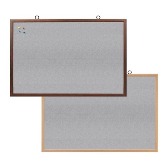 토탈하얀칠판 신우드 페브릭 게시판 (85x120cm)