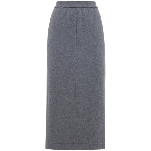 브루넬로쿠치넬리 밴딩 웨이스트 미디 스커트 MH827HA789C080 TP4424