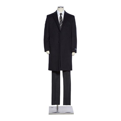캐주얼 F/W 프리미엄 캐시미어 혼방 소재 네이비 싱글 롱 코트 RQLMBH57A
