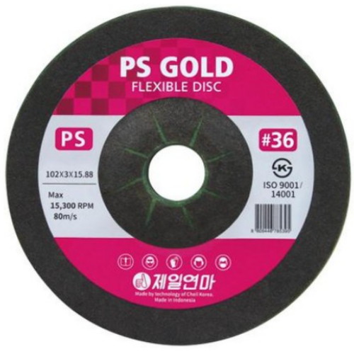 제일연마 4인치 PS GOLD 플렉시블 3T 36방 (20개)_이미지