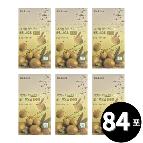 닥터린 유기농 엑스트라버진 올리브오일 140g (10gx14포) (6개)_이미지
