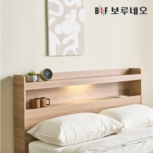 BIF보루네오 리즈Po 4서랍 수납 LED침대 Q (유로탑독립)_이미지