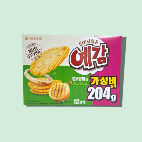 오리온 예감 볶은양파맛 204g (5개)