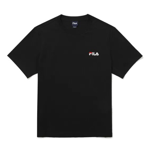 휠라 리니어 스몰로고 반팔티 FS2RSG2112X_BLK