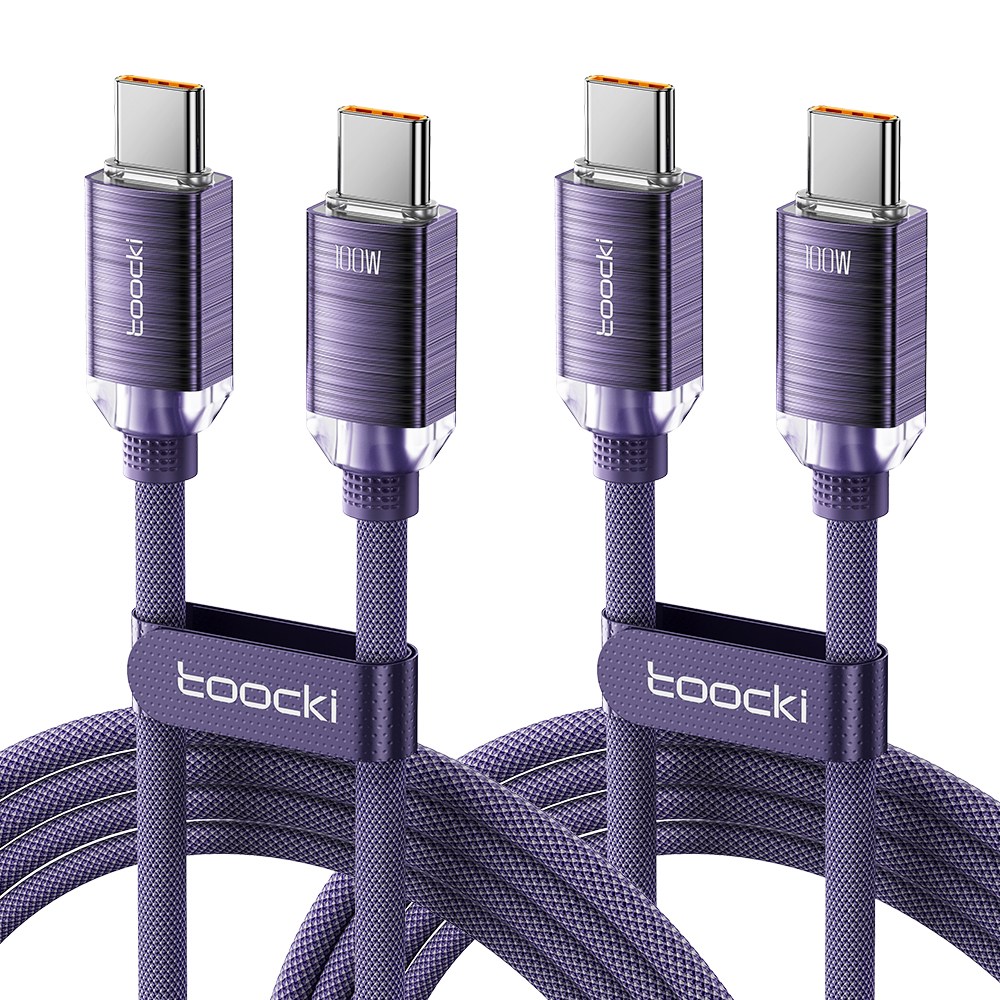 toocki PD 100W C to C타입 크리스탈 알루미늄 케이블