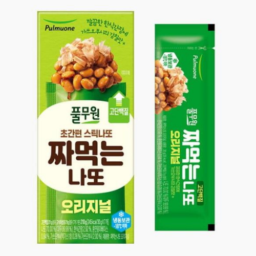 풀무원 짜먹는나또 오리지널 나또간장맛 210g (30g x 7개) (3개)_이미지