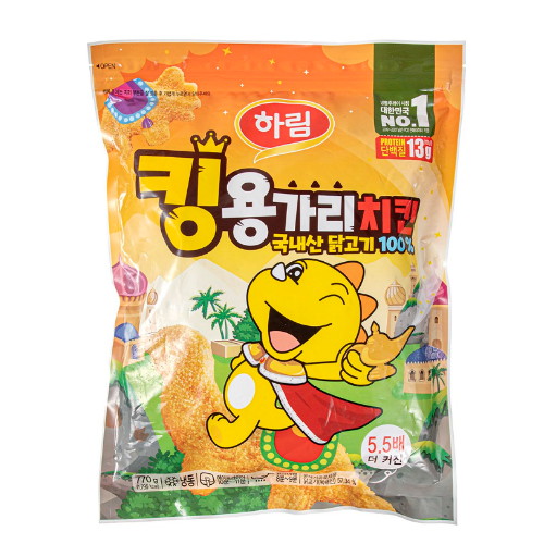 하림 킹 용가리 치킨 770g (2개)