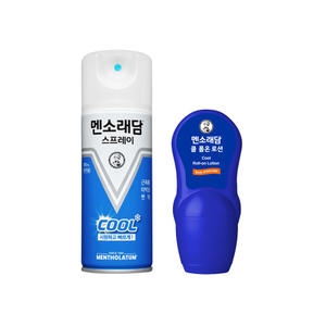 스프레이 파스 쿨 180ml + 쿨 롤온 로션 50ml