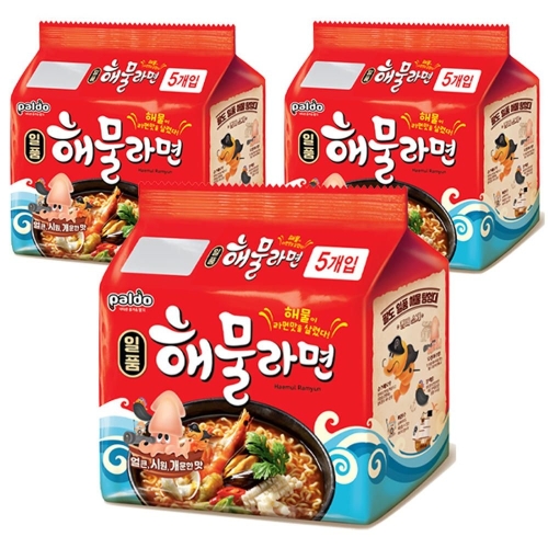 팔도 일품 해물라면 115g (15개)_이미지