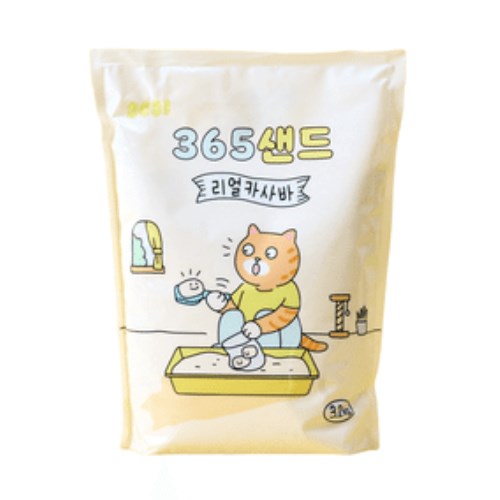 3651 365샌드 리얼카사바 3.2kg (15개)_이미지