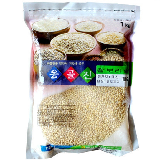 옹골진 국내산 햇 잡곡 찰보리쌀 1kg