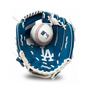 프랭클린 MLB LA다저스 9.5 주니어 야구글러브+폼볼 세트 76099F19_이미지