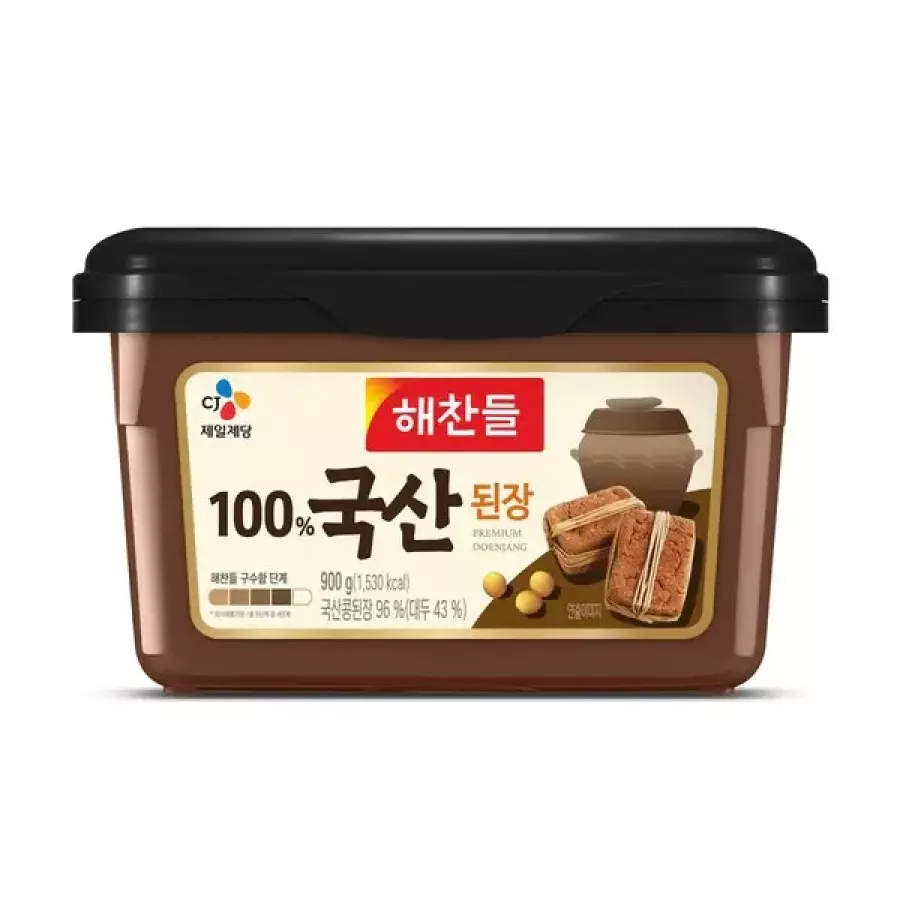 해찬들 100% 국산된장 900g (4개)_이미지