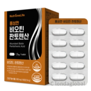 뉴트리원 풍성한 비오틴 판토텐산 900mg 60정 (1개)_이미지