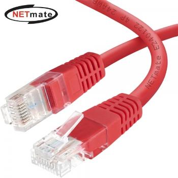 강원전자 NETmate CAT.6 UTP 다이렉트 랜케이블 (NMC-U6003R, 0.3m)_이미지