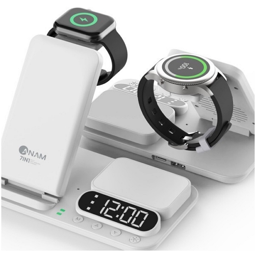 아남전자 15W 무선충전기 AN-TCW301 (갤럭시/애플워치용)_이미지