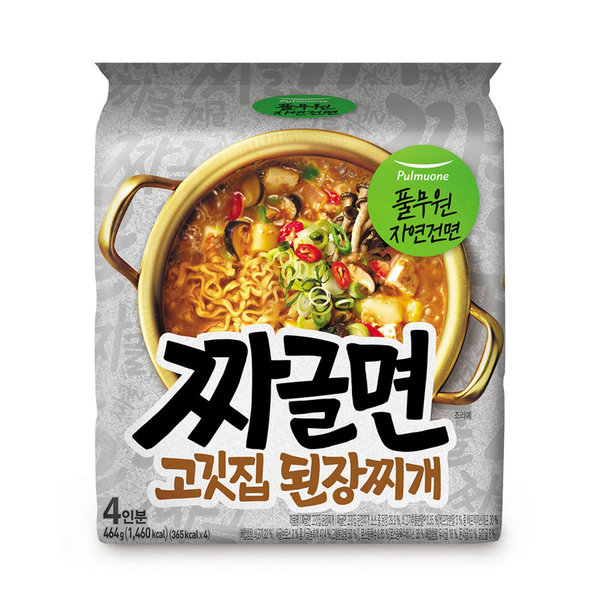 풀무원 짜글면 고깃집 된장찌개 116g (8개)_이미지