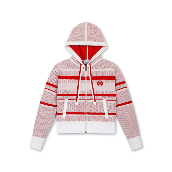 크랙앤칼골프 크랙앤칼 메쉬조직 후드 가디건 C261LSW151