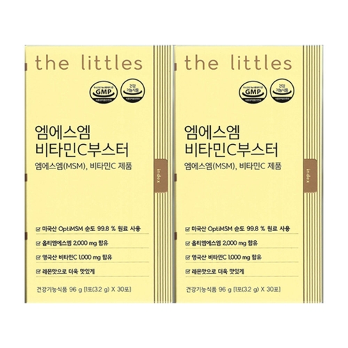 더리틀스 더리틀스 엠에스엠 비타민C 부스터 3.2g 30포 (2개)_이미지