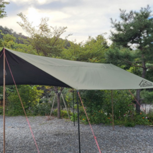 프루젠 블랙코팅 렉타 타프 2.0 (550x440cm)_이미지