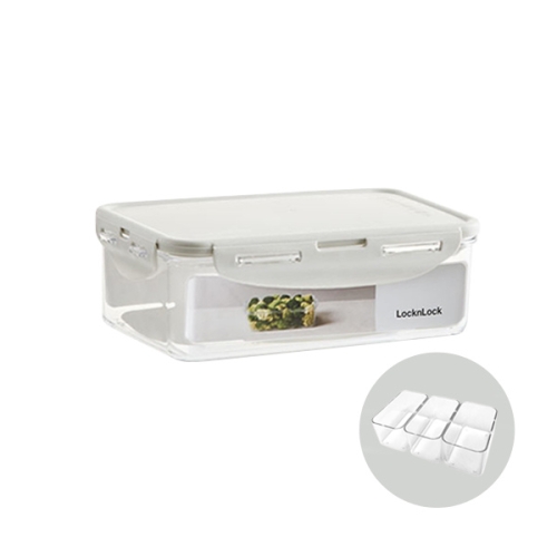 락앤락 비스프리 밀폐용기 스테커블 직사각 1.0L 칸칸 LBF817C