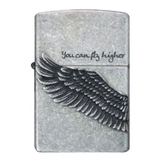 지포(ZIPPO) HIGHER EMB (SILVER)