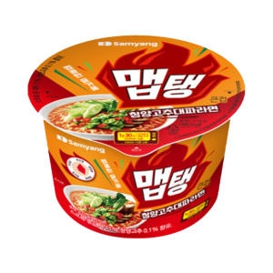 삼양식품 맵탱 청양고추대파라면 큰컵 110g (6개)
