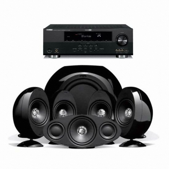 KEF KHT3005SE + 야마하 AV리시버 (RX-V465)_이미지