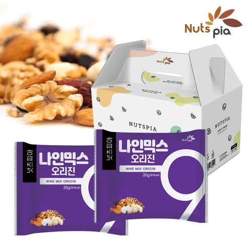 더원B&F 넛츠피아 나인믹스 오리진 20g (25개)_이미지