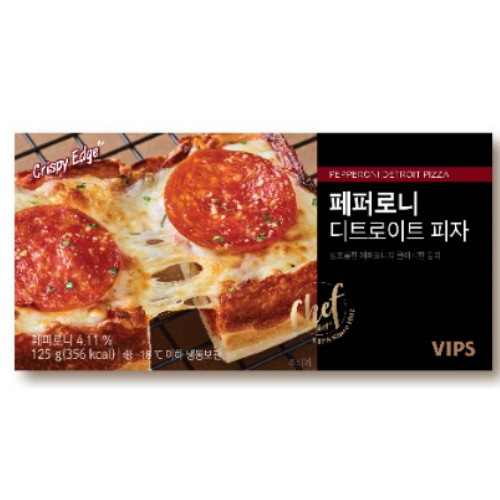 페퍼로니 디트로이트 피자 125g