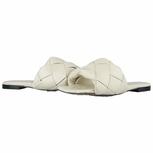 보테가베네타 네로 인트레치아토 리도 슬리퍼_608853 VBSS0 9031_이미지