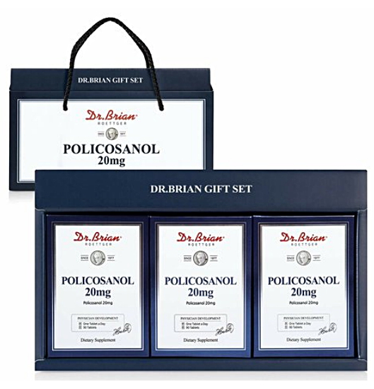 닥터브라이언 폴리코사놀 20mg 90정 3개입 세트 (해외) (1개)_이미지
