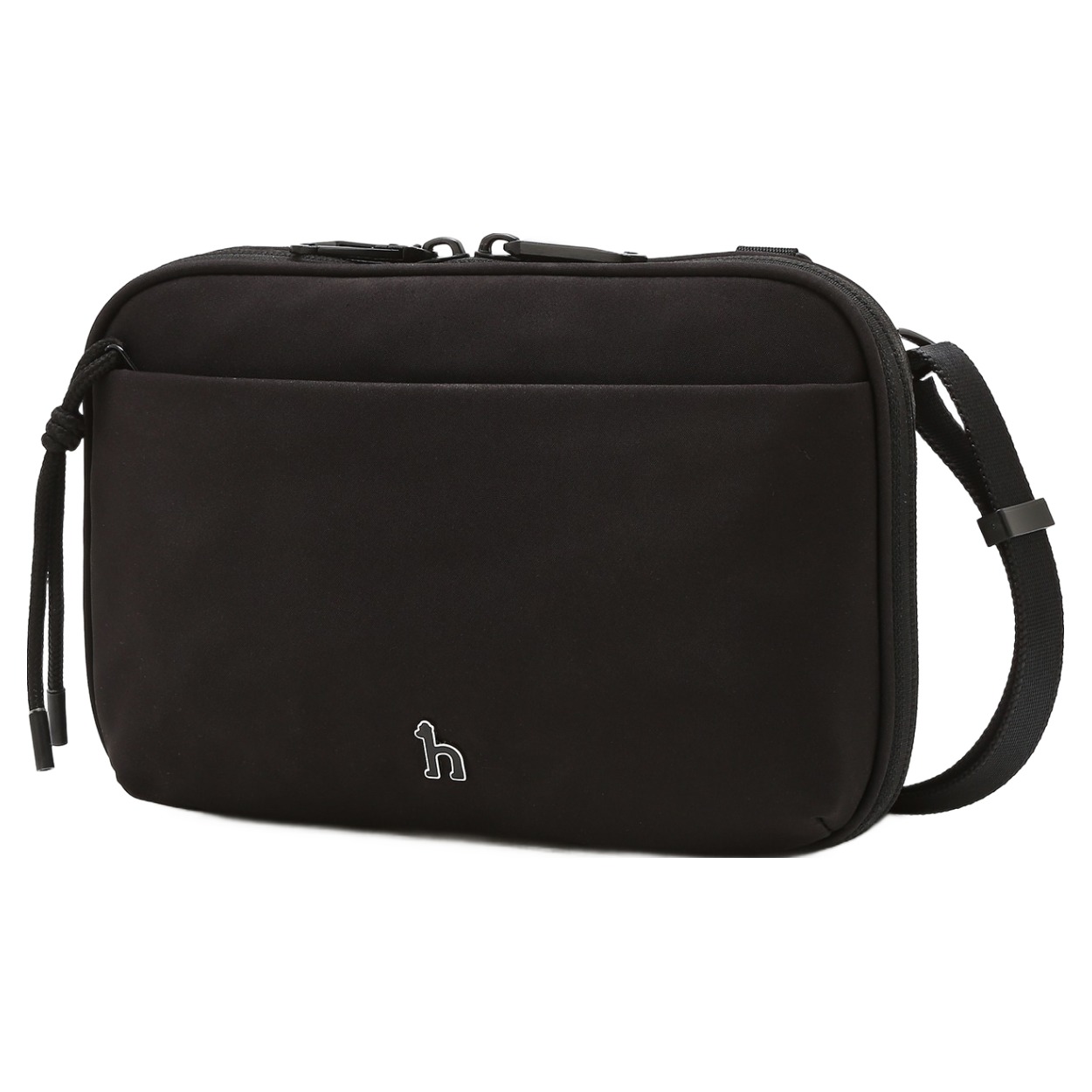 헤지스 H KIT 아이코닉 트래블 도난방지 여행 미니백 HJWA6F70 블랙 22 x 15 x 5 cm