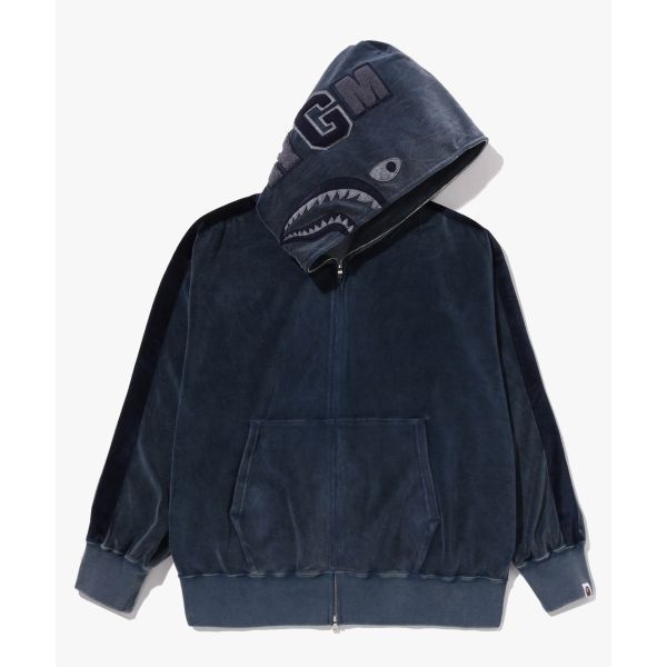 베이프 스노우 워시 샤크 릴렉스드 핏 풀 집 후드M NAVY 001ZPL801004MNVY 3047540