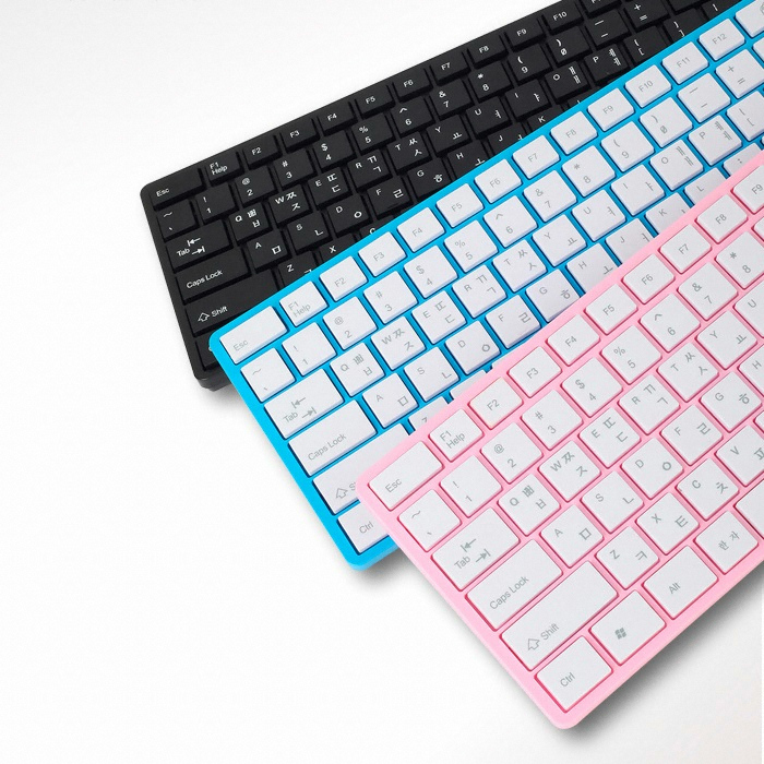 상도아이앤티 ANYZONE K700 초콜릿 키보드 (핑크)