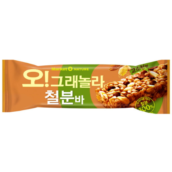 오리온 마켓오 오 그래놀라 철분바 고소한맛 35g (24개)_이미지