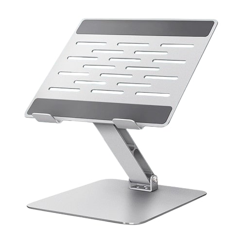 쿠팡 홈플래닛 메탈 쿨링홀 노트북 거치대 (실버)