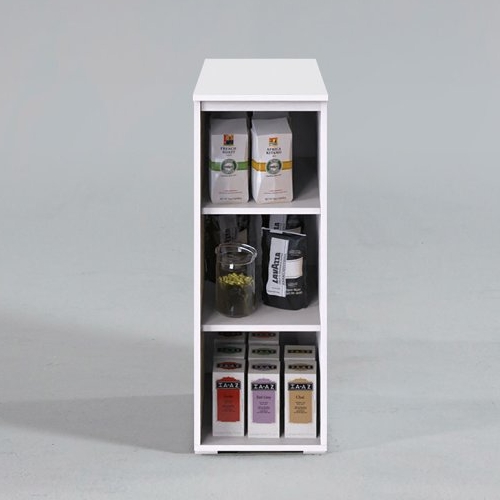 플레인홈  탄포 오픈형 모던 주방 틈새 수납장 300