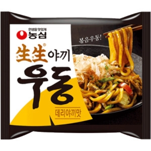 농심 생생 야끼우동 데리야끼맛 251g (4개)