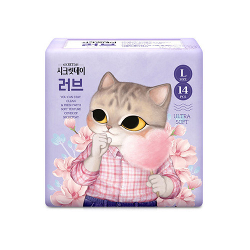 시크릿데이 러브 대형 14개 (15팩(210개))_이미지
