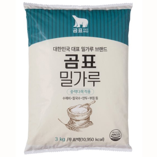 곰표 중력 밀가루 3kg (6개)_이미지